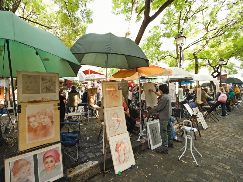 Künstlerviertel Montmartre in Paris Paris Tourist Office - Marc Bertrand
