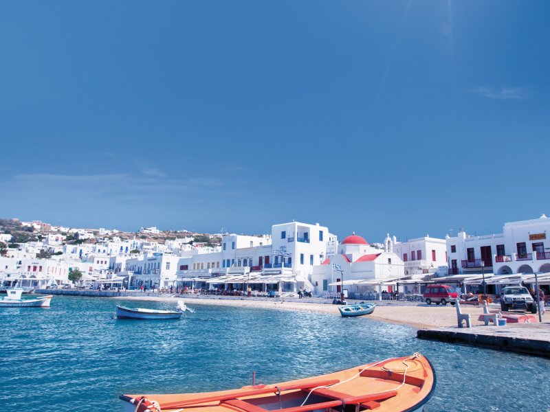 Fischerboote auf Mykonos Kwest - stock.adobe.com