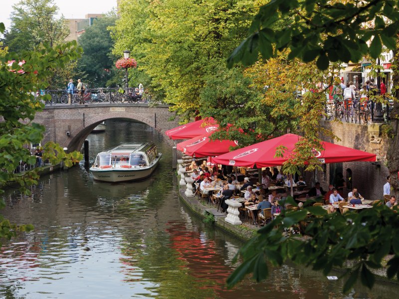 Oudegracht in Utrecht Jurjen Drenth/Toerisme Utrecht