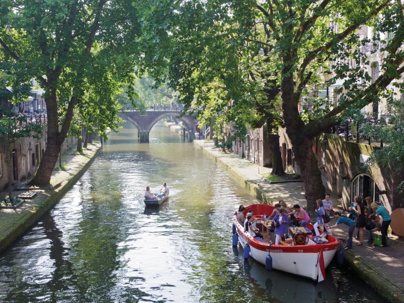 Oudegracht in Utrecht Jurjen Drenth/Toerisme Utrecht