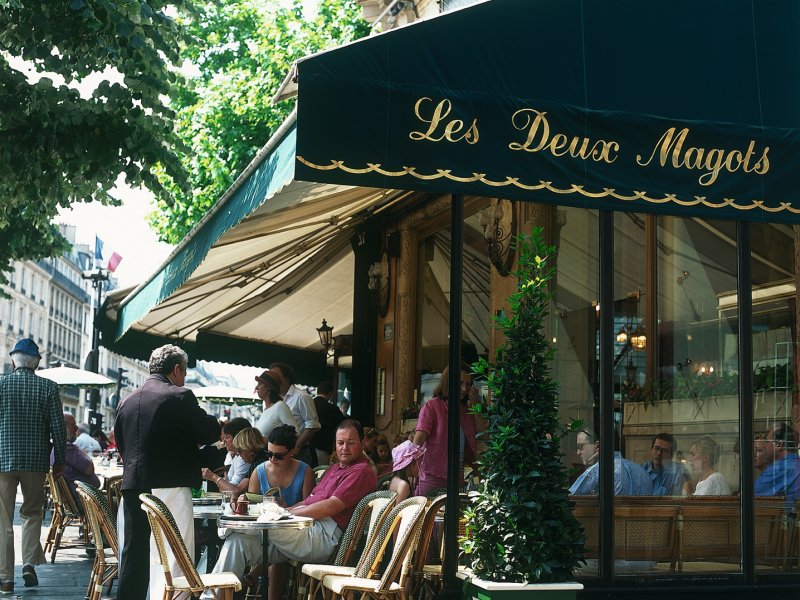 Cafe Les Deux Magots in Paris Kessler Medien