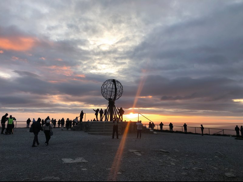 Mitternachtssonne am Nordkap Innovation Norway/Harald Hansen / Visitnorway.com