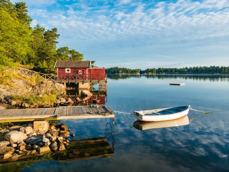 Schärengarten an der schwedischen Küste vor Stockholm Rico Ködder - stock.adobe.com