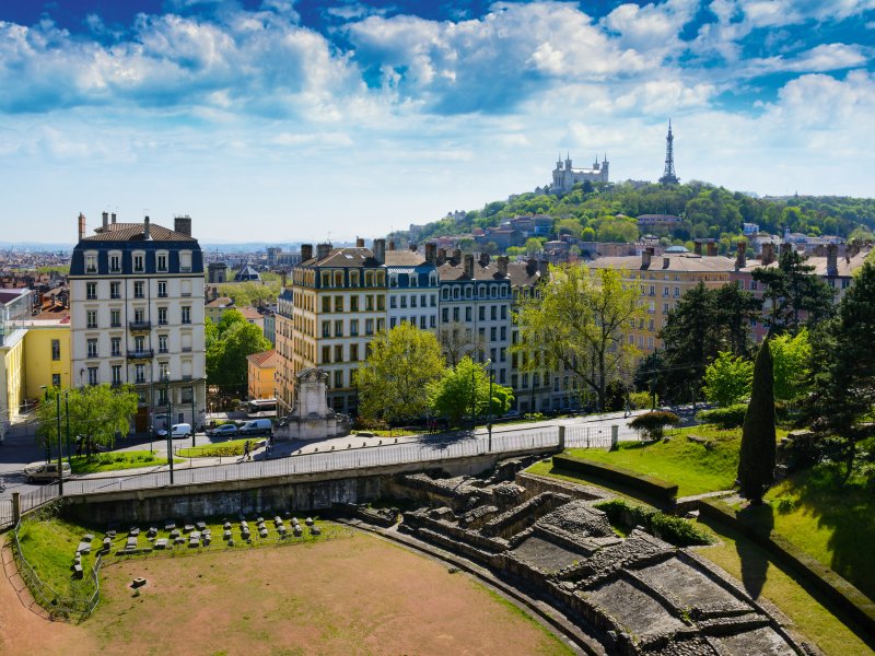 Lyon Amphitheater Fontaine Gael