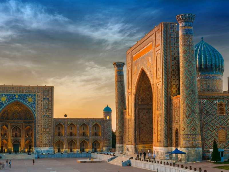 Usbekistan Samarkand Registan 